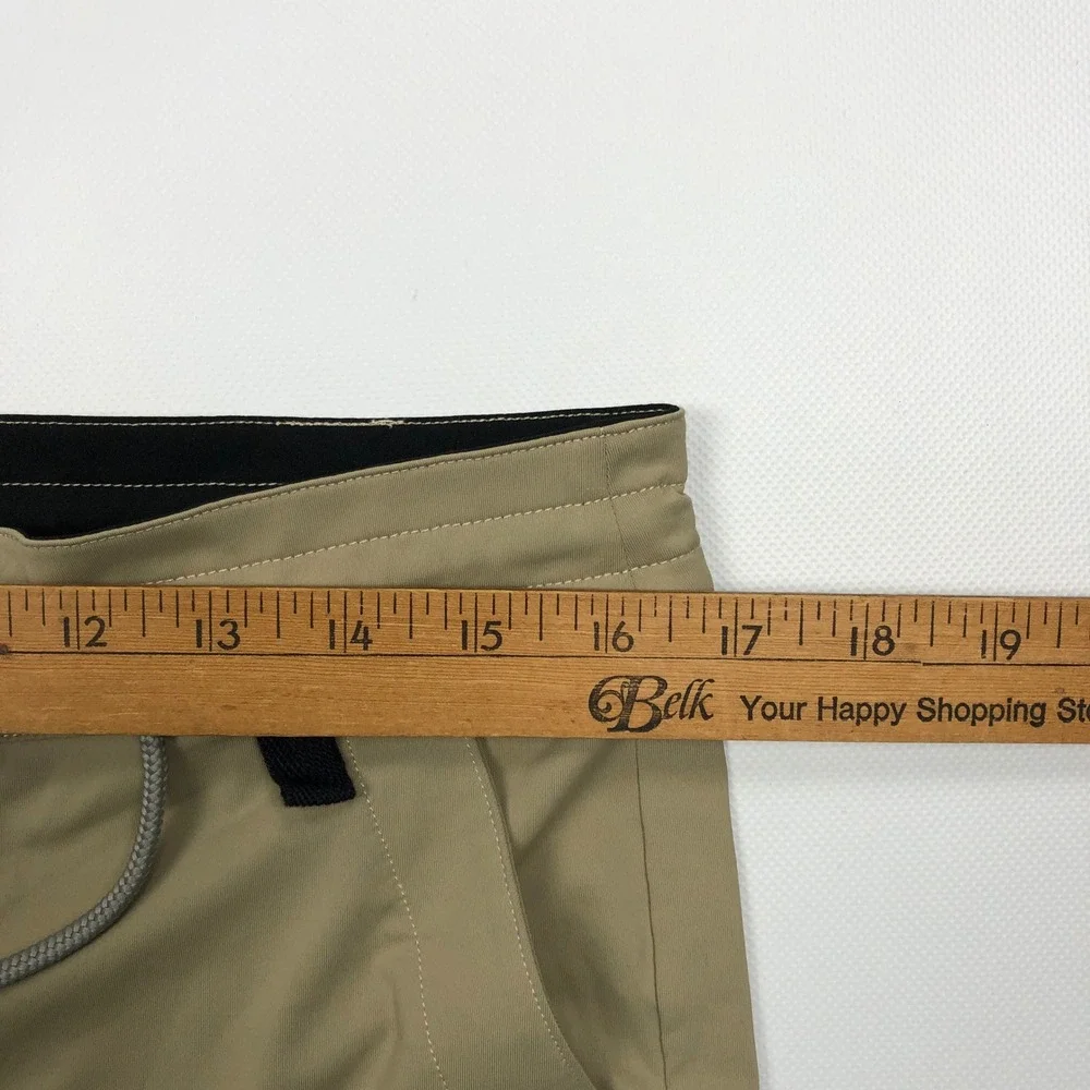 Anetik Mens Roam Tech Utility Pants 32-S Tan Khaki Stretch